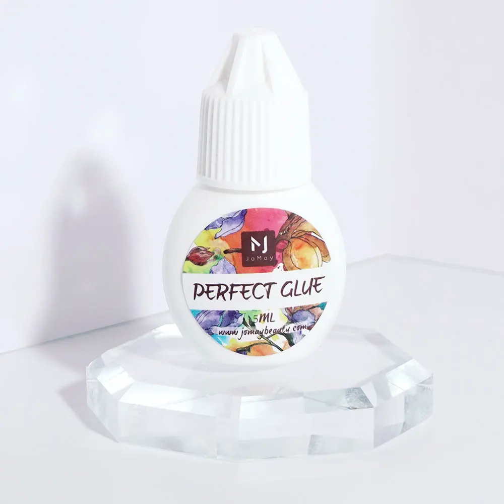 Jomay 30-70% humidity pink and white rings own brand cleopatra eyelash extension supplies glue in gold