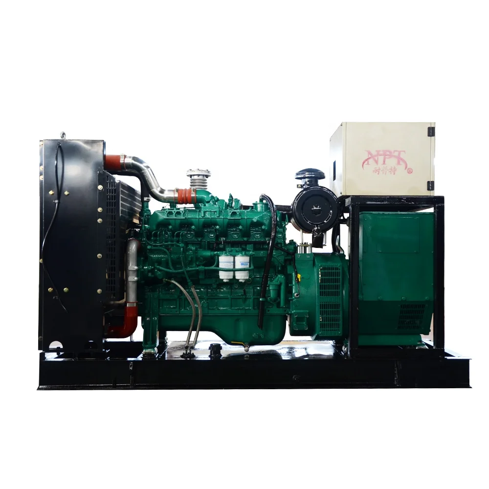 100kw 125 kva power plant 3 phase water cooled biogas generator set