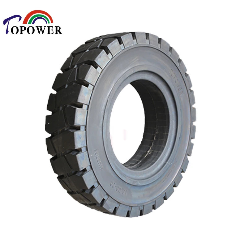 high performance solid  tire 10.00-20 1000/20  with rim for blender mixer and trailer