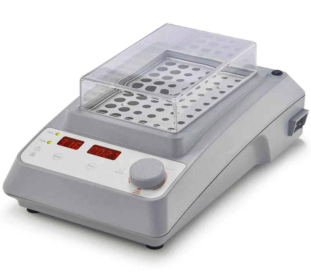 
Lab Dry Bath Incubator For Inactivation Low Temperature lysis LED Digital Metal Bath HB120-S With Heating Block 0.2-50 mL 