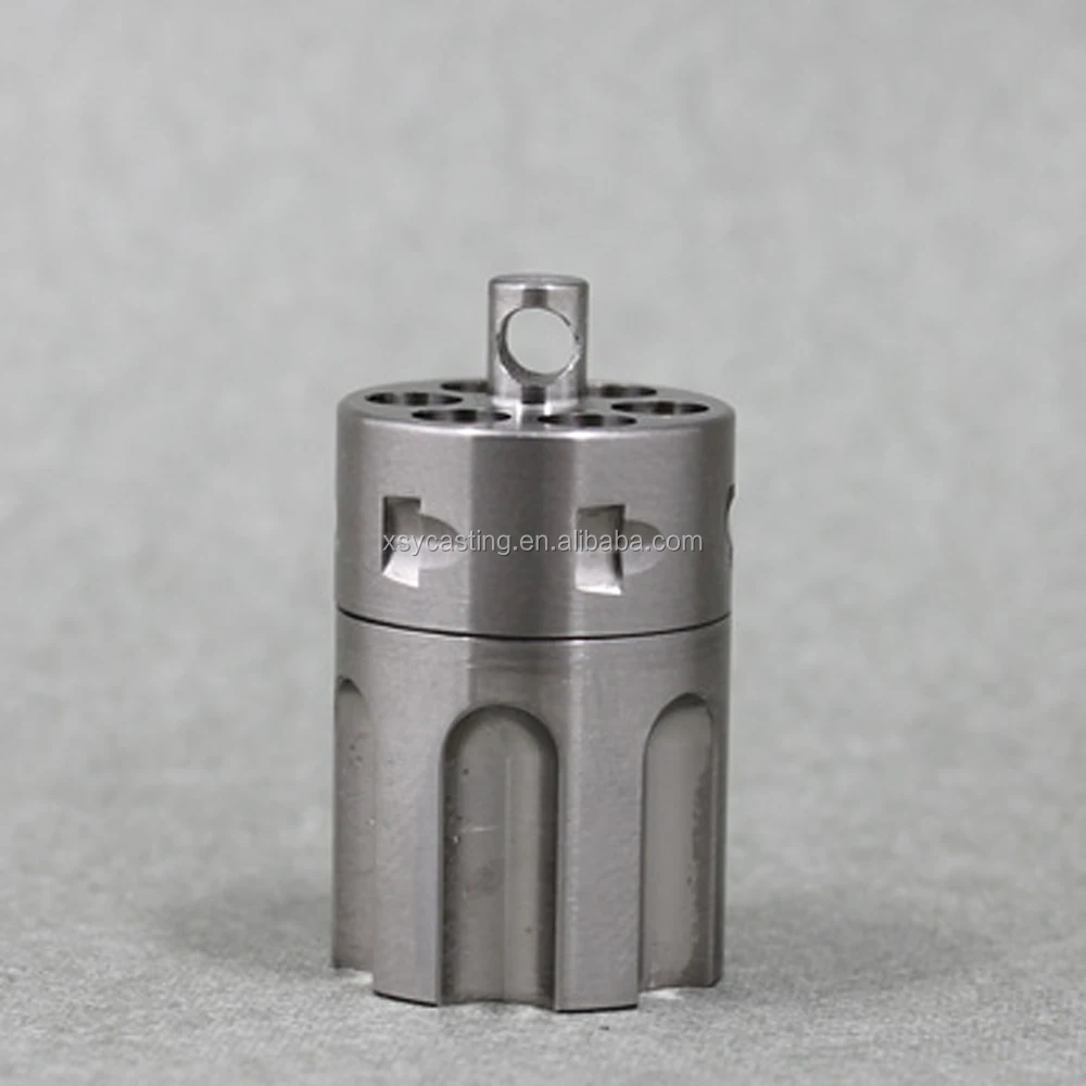 China Supplier EDC Titanium Waterproof Storage Revolver Reload Cylinder Capsule