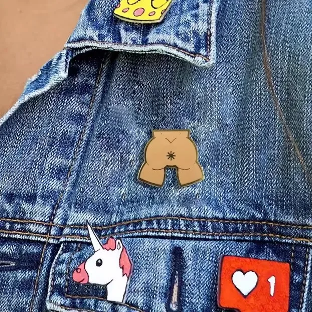 Wholesale Custom Logo Hard Metal Enamel Lapel Pins Badges for Garment