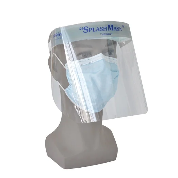 Medical Disposable Transparent Multiple Protection Face Shield Anti-Splash Face Mask Splash Proof Face Visor