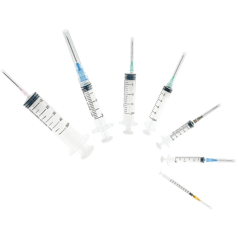 Hot Sale High Quality Three Part Syringe 5ml 10ml 20ml Syringe Hypodermic Syringe For Single Use
