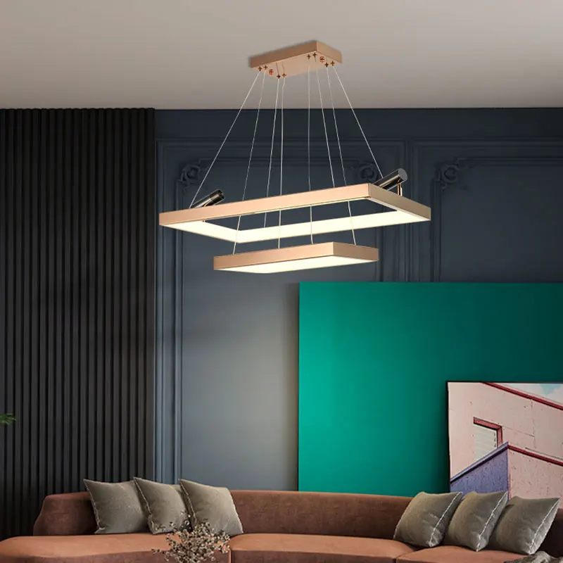 Modern minimalist chandelier living room LED dining home decoration