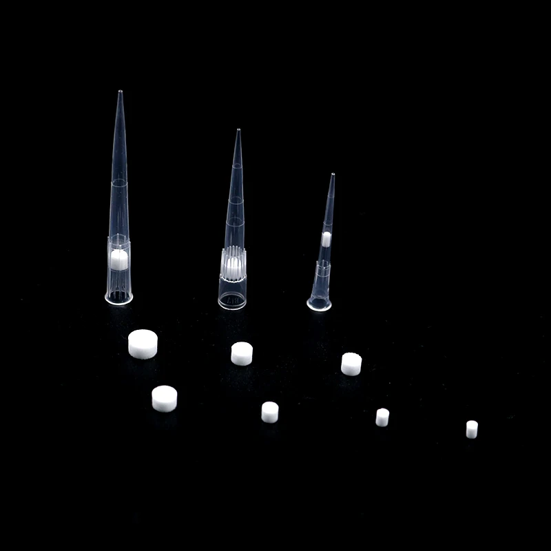Factory Customize 1000ul Tip Extraction Tube Pipette 10ul PE Filters Slim Clear Steril Universal Tips Filter Biofilter