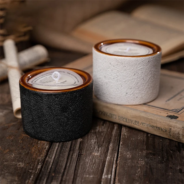 Лидер продаж круглая пчелиная свеча 7 8*7 8*5 11 см черный лимон Бездымная Рождественская в подарочной коробке