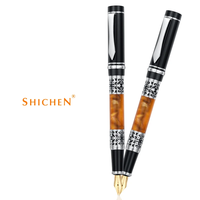 heavy business high quantity inexpensive metal fountain  pens with custom logo