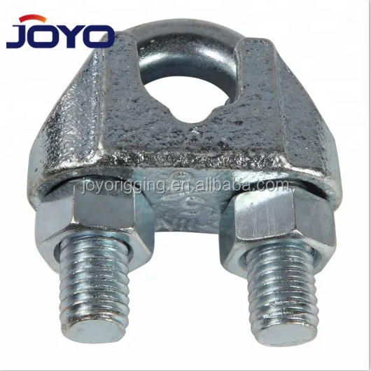 wire rope clip,Galvanized US type malleable steel wire rope clip,ISO9001:2015,CE certification