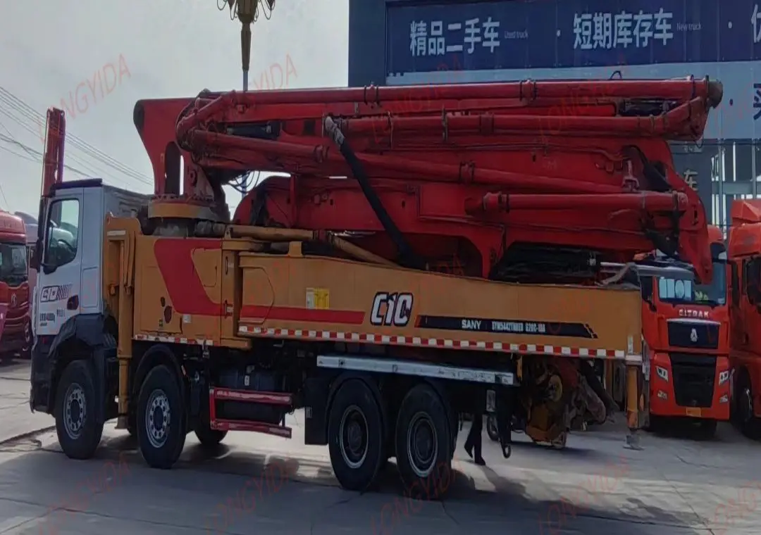 Mercedes-Benz and Trinity Used Concrete Pump Truck High Performance Truck for Sale