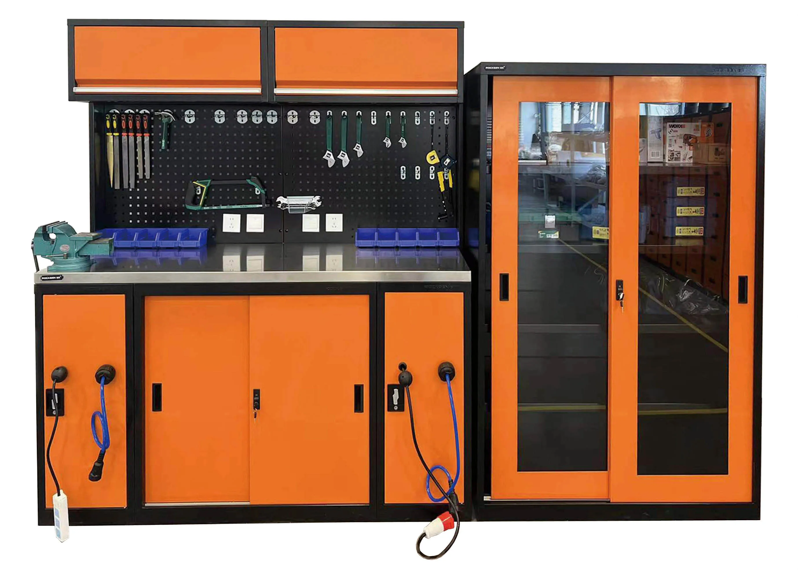 E318301  High Reliability Professional Tools  Multifunctional  Metal Steel  Hand Carts Trolleys Tools  for  Garage