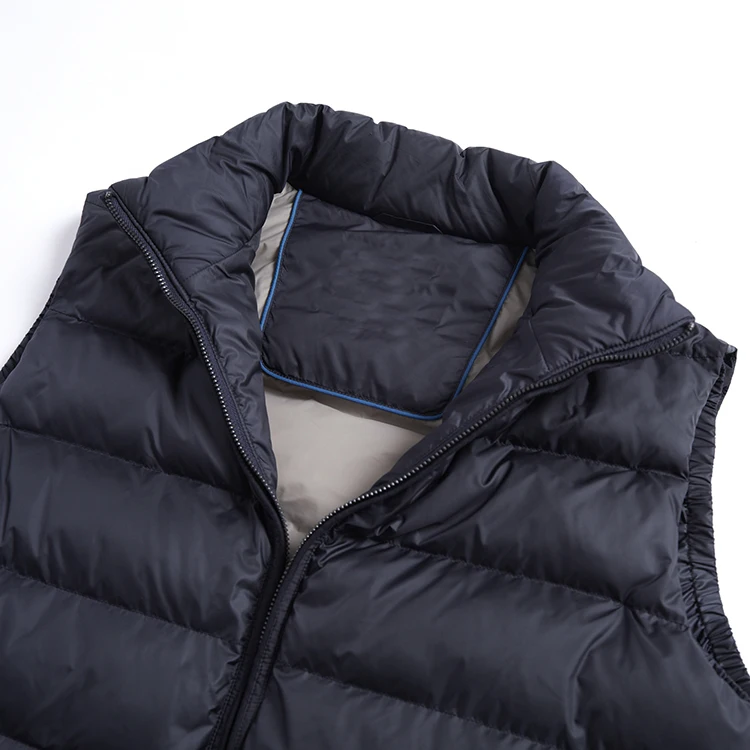  Factory Vest New Design Custom Body Warmer Jacket Men Winter Waterproof Zipper Padding Outer