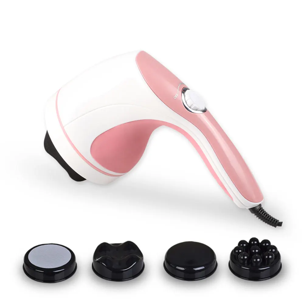 PL-603 Ekang Portable Rechargeable Handheld Body Roller Wooden Relax Tone Spin Massager 3D Electric Full Body Electric