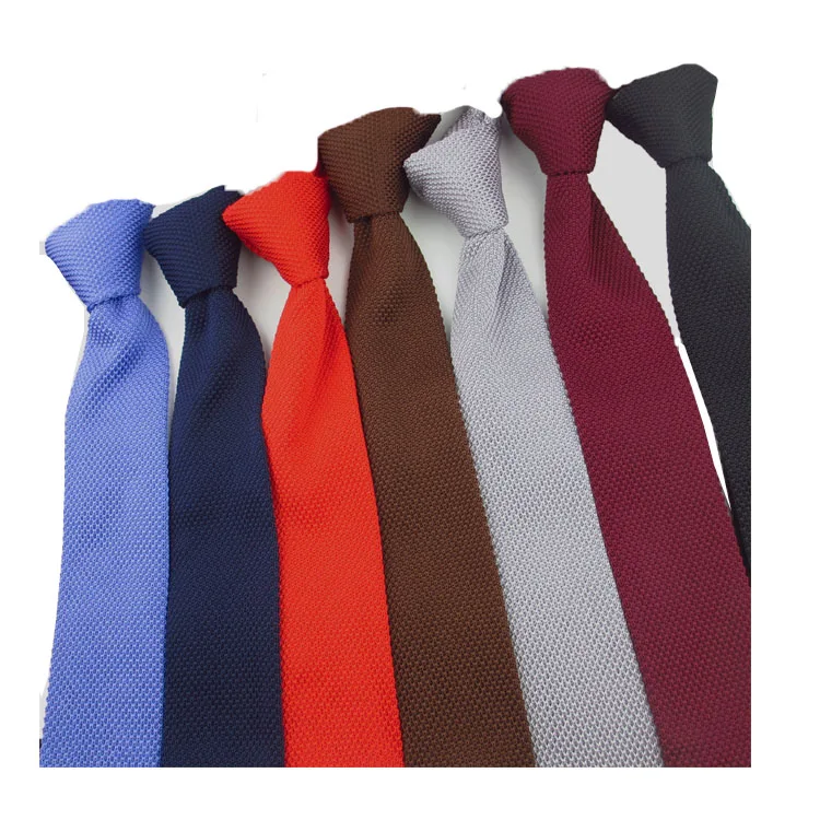 Made In China Superior Quality Polyester Knit Tie  For Young Mens Necktie