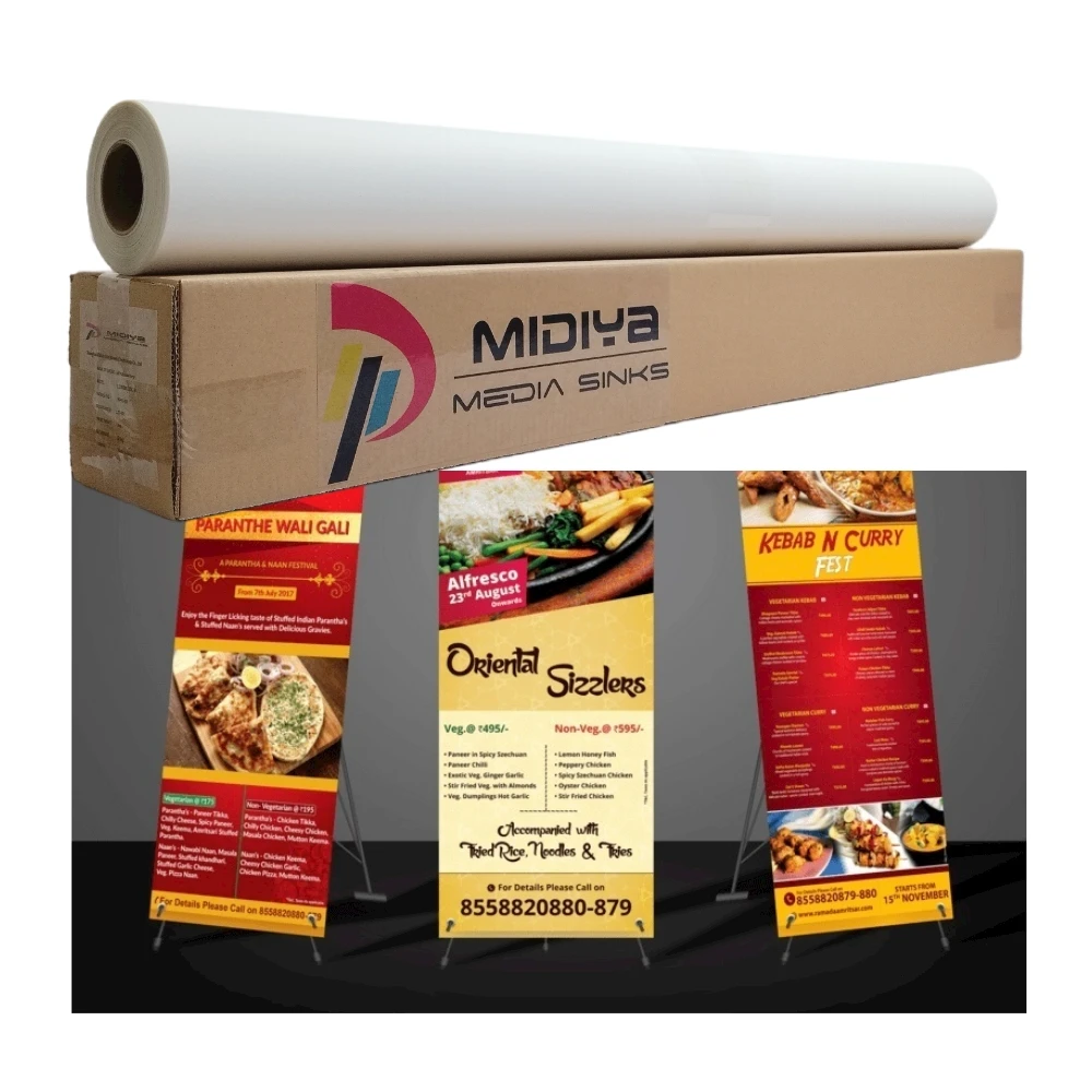 dye ink PP paper roll up printing material poster materials matt paper advertising poster