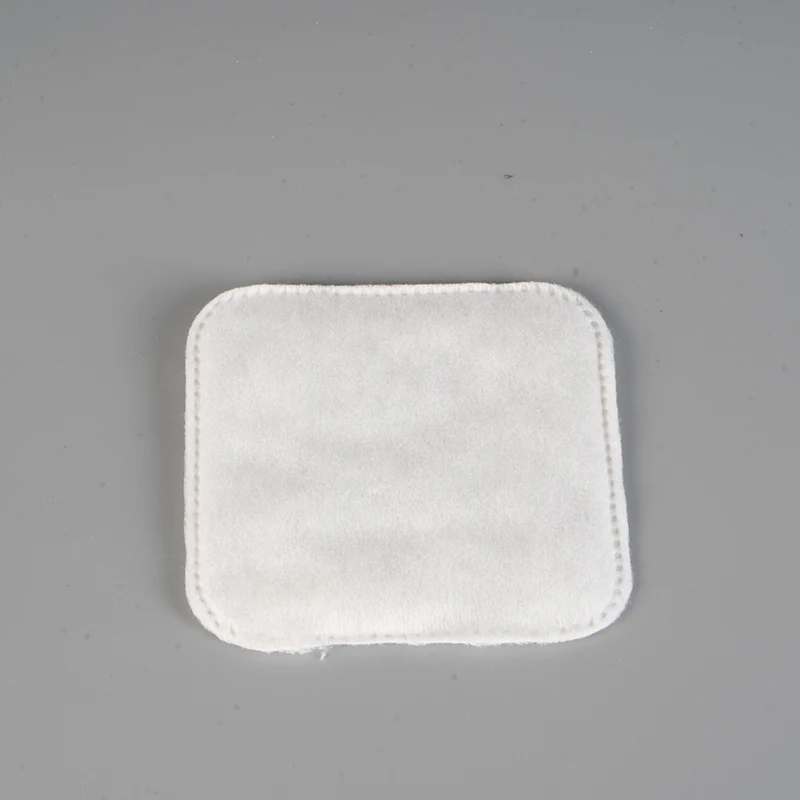 Двусторонние косметические ватные диски, 50 шт., квадратные одноразовые диски для снятия макияжа