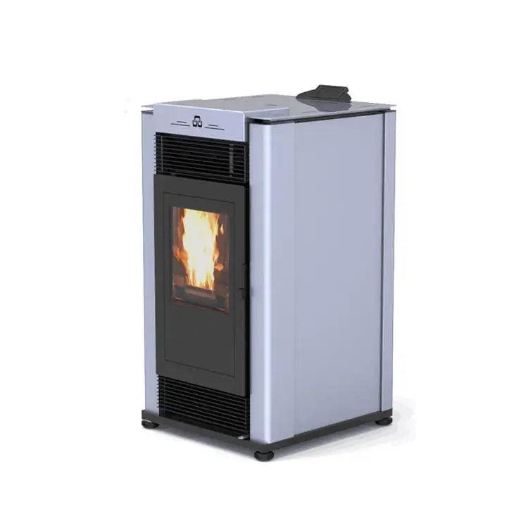 Amazon Popular 14KW Air Modern Smokeless low noise Wood Pellet Heaters Pellet heating Stove