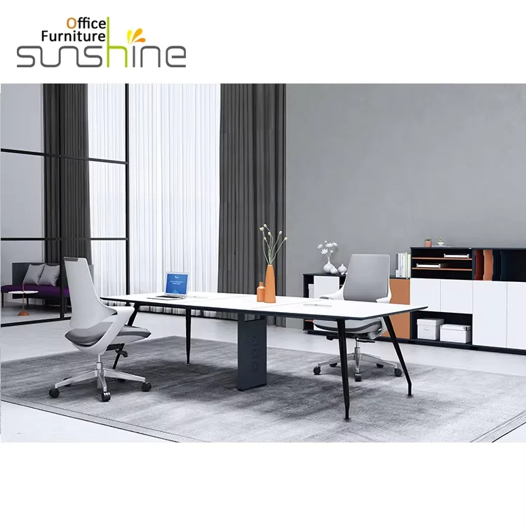 Large Modular Conference Table Convertible Extendable For Office Home School Meeting 4 8 10 12 People Splicing Combination