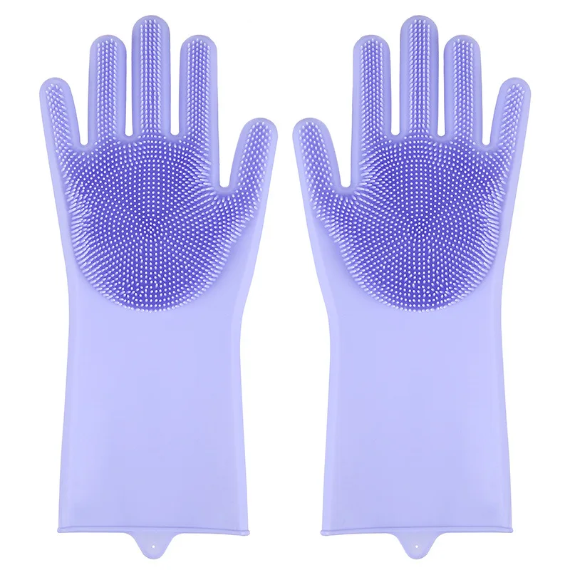 
Factory Wholesale Cheap Price Rubber Silicone Dish Washing Gloves 