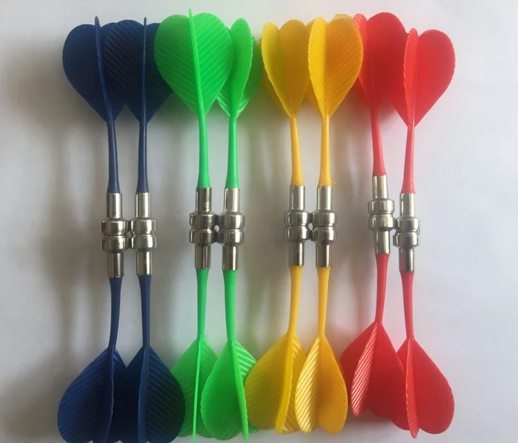 Strong magnetic darts universal safety magnet dart head red and yellow label magnetic dart board dedicated