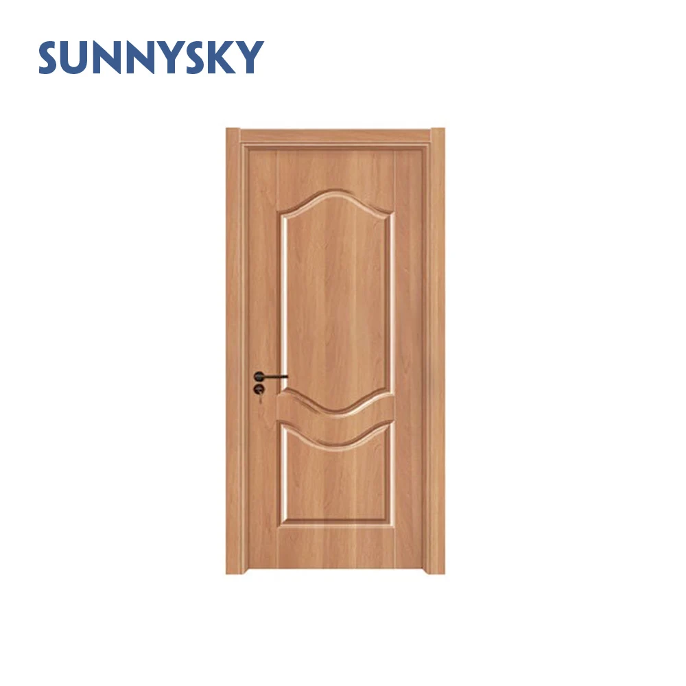 Customized Design Log Solid Wooden Internal Wood Door for House Apartment Hotel
