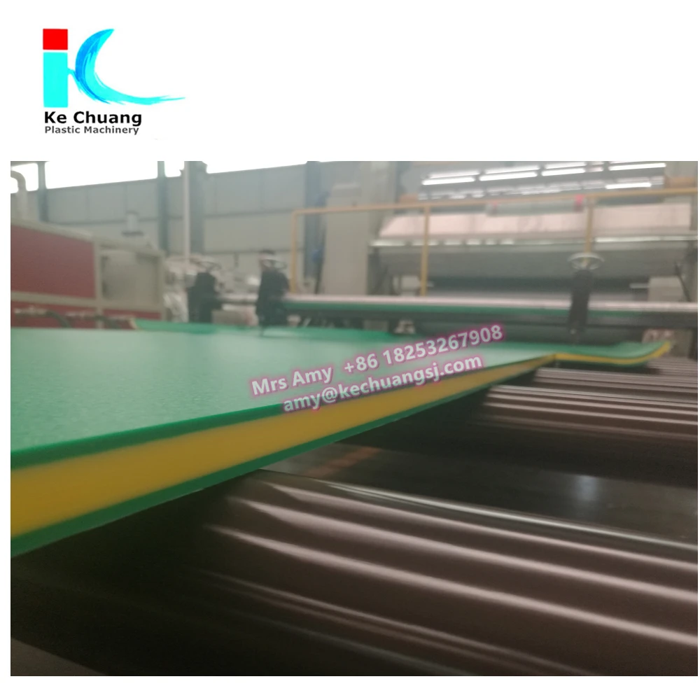 High speed single-screw PP, PE, PS, PET plastic Sheet Extruder Machine cutting board plastic extruders
