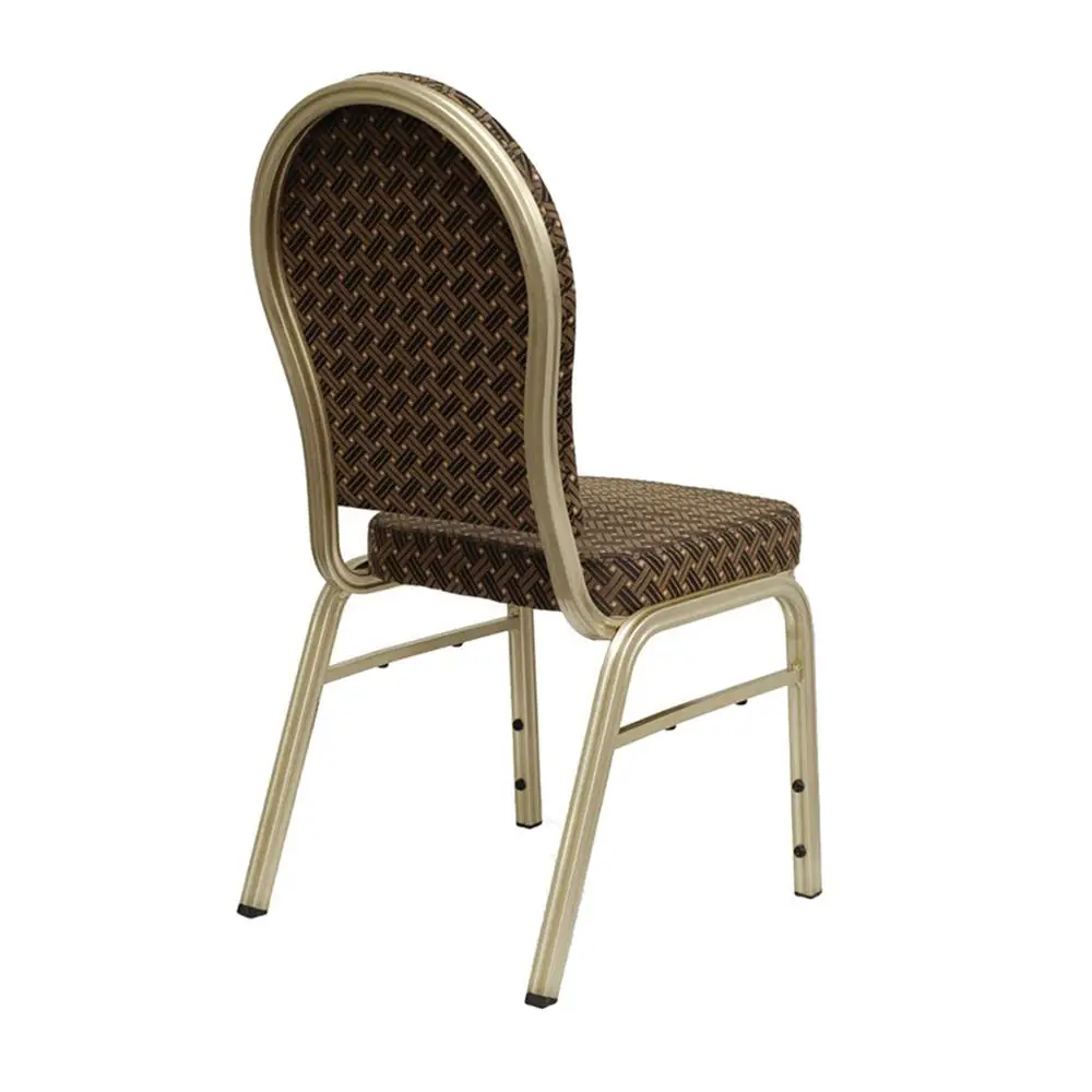 Дешевая стальная мебель для отеля, обеденный Высококачественный золотой алюминий, используется для отеля, оптовая продажа, Штабелируемый Банкетный стул