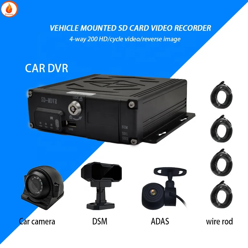 Car Dvr Excavator Video Recorder On Board GPS 4G Monitoring System Manufacturer Direct Sales Manufacturing
