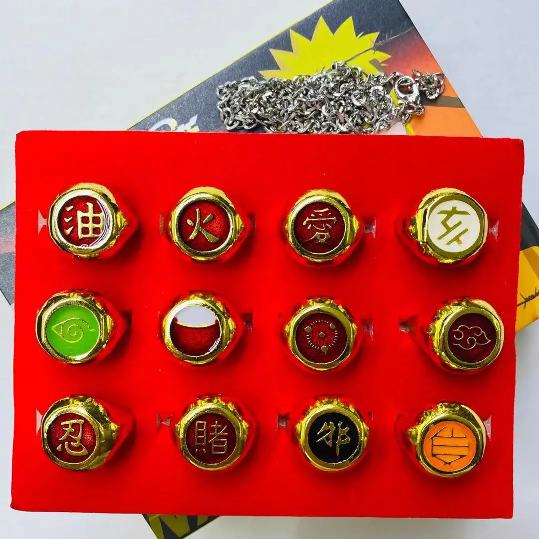 Anime peripheral Ninja toy weapon props set kunai alloy metal