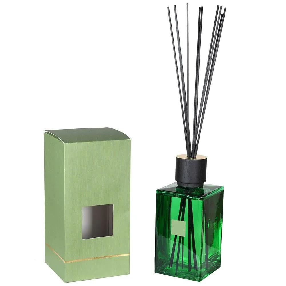 Private Label Luxury Home Natural Glass Bottle 200ML Reed Diffuser Oils Aroma Reed Diffuser Bottle Glass With Box