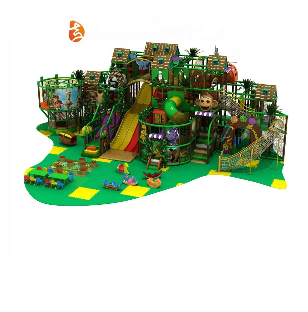 Hight quality party equipment indoor games for malls wooden houses for children