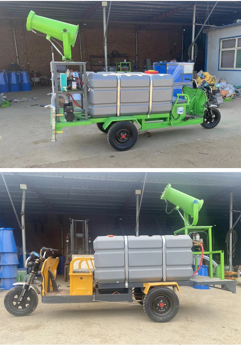 Multifunctional Mobile Water Mist Dust Suppression New Energy Sprinkler Pollution Control/dust Removal