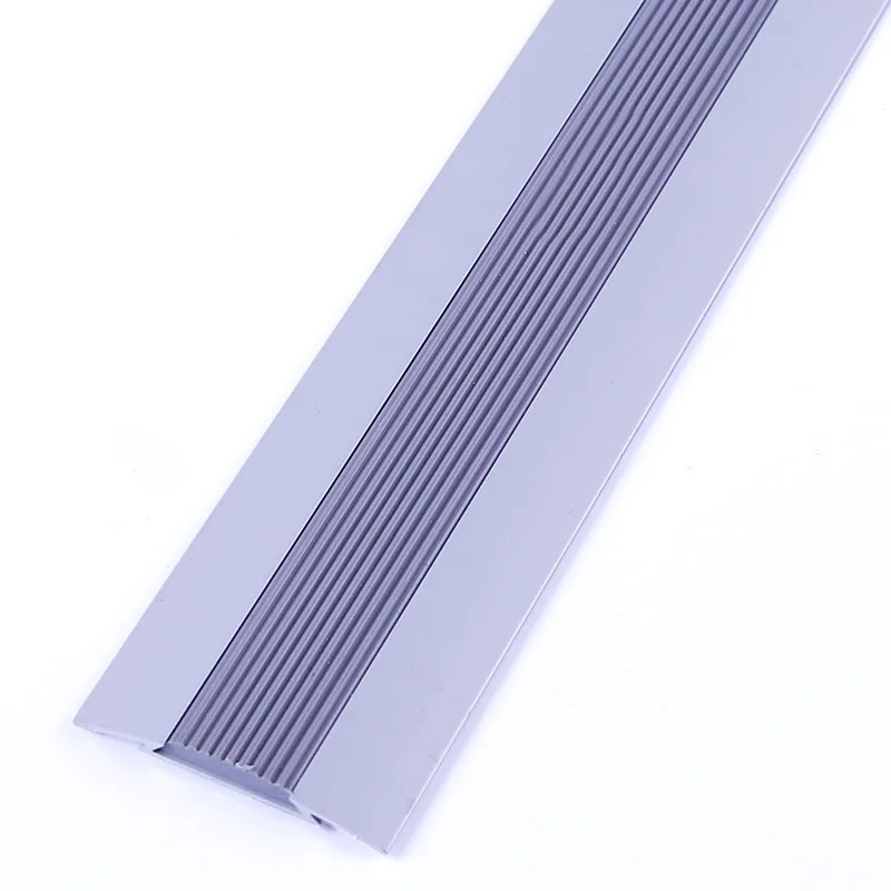 High Quality Soft Rubber PVC Aluminium Stair Nose Parts Modern Design Non-Slip Step Edging Strip Stair Nosing Wholesale