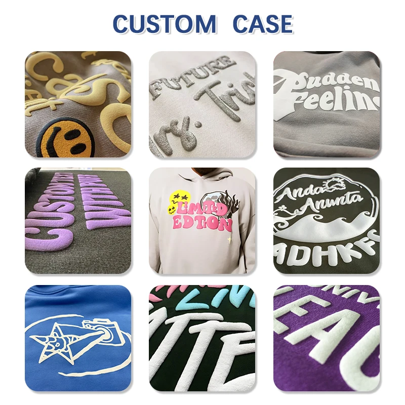 OEM blank french terry fleece custom crewneck oversized sweatshirt 100% cotton drop shoulder luxury men hoodies clothing 2024