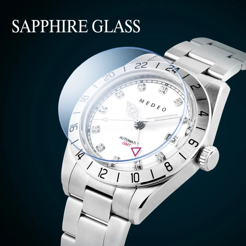 sapphire crystal automatic 316 stainless steel luxury mechanical watch for men fashion business analog mechanical watches luxury