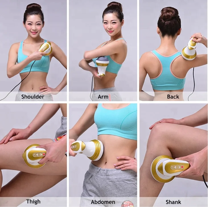 LY-551A Fat burning Handheld electronic body loss weight vibrating infrared slimming massager