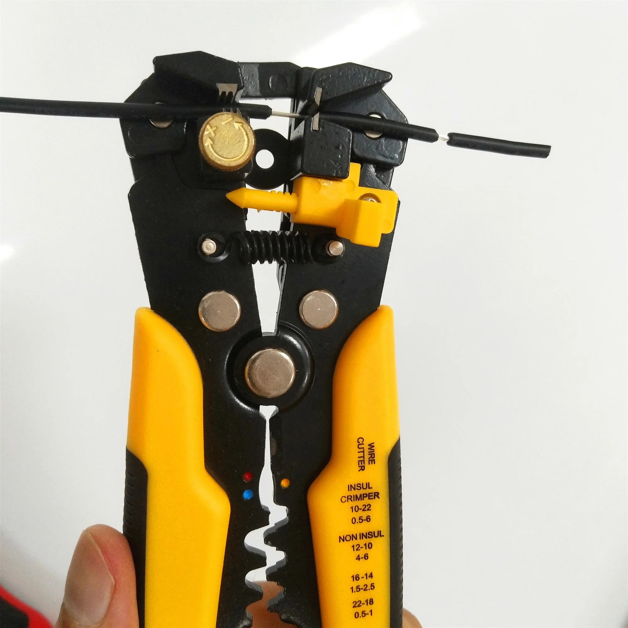 HS-D1 Auto Wire Stripper Crimper Cable Cutter Multifunctional Pliers 8-Inch 0.2-6.0mm Manual Crimping Pliers Hand Tools