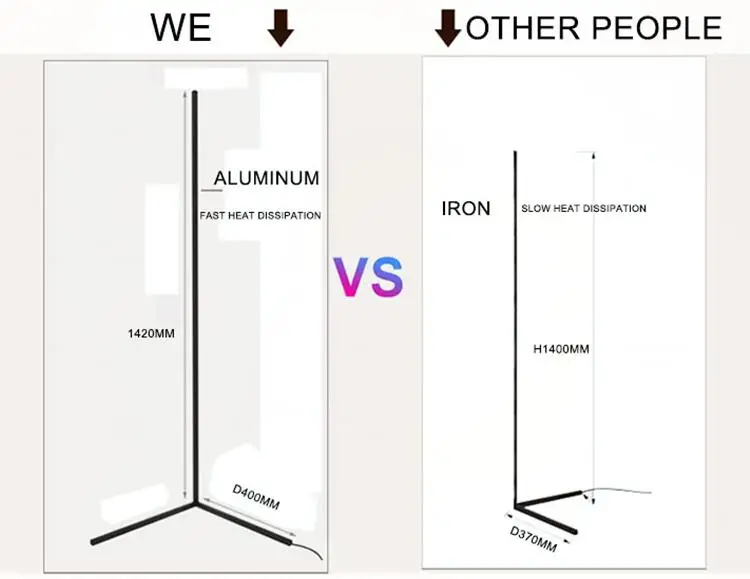 Modern Smart Rainbow Rgb Led Floor Lamp Stand,Floor Lamp Led Standing Modern,Floor Lamp Standing Led