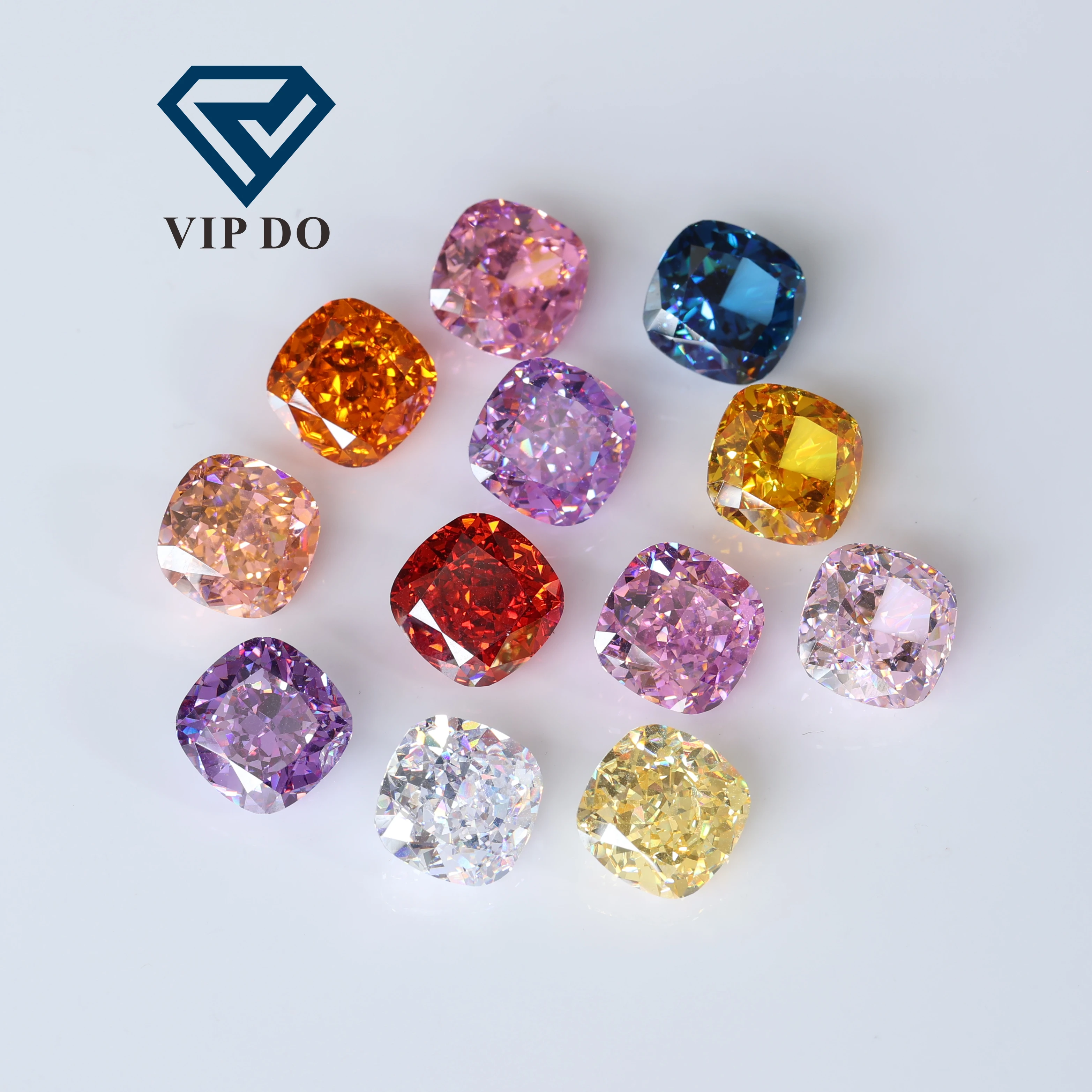 Разноцветные высокоуглеродистые алмазные драгоценные камни