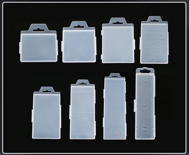 14 styles size transparent color Screwdriver Bit Holders Plastic Screwdriver Head Storage Case