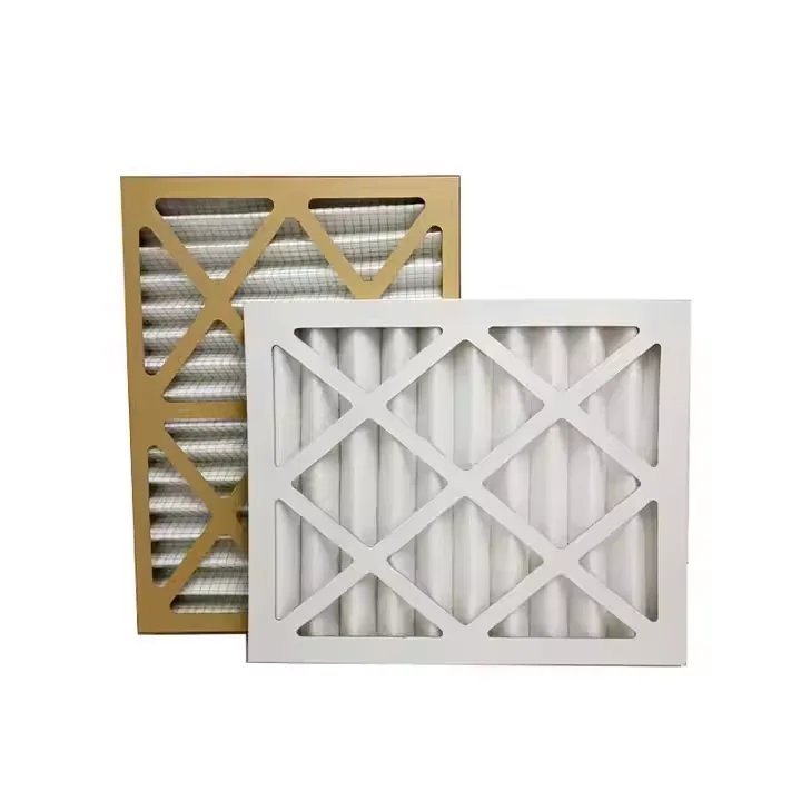 High Efficiency Panel Filter Air Conditioner Customizable Folding Media Good Price Primary Paper Frame System Equipment