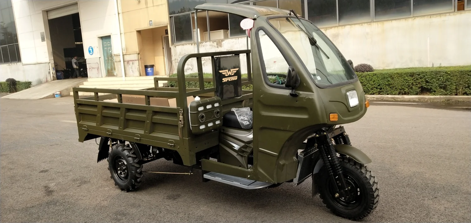 200cc LONCIN Tricycle Petrol Cargo 3 Wheelers for Deliverying Coal Mine Delivery Truck