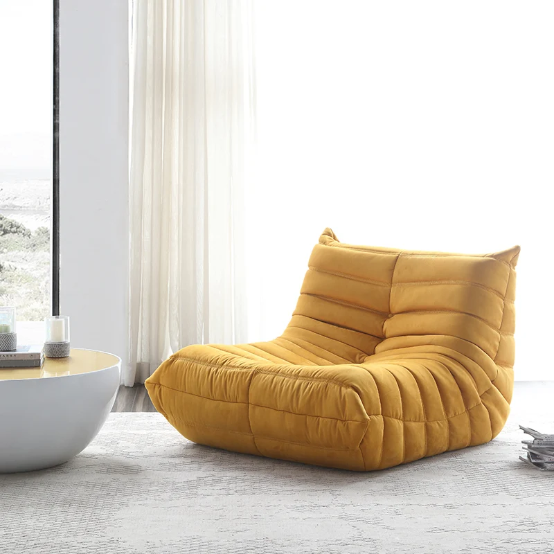 Recreational chair a beanbag chair stylist is luxury single caterpillar Nordic light balcony chairs