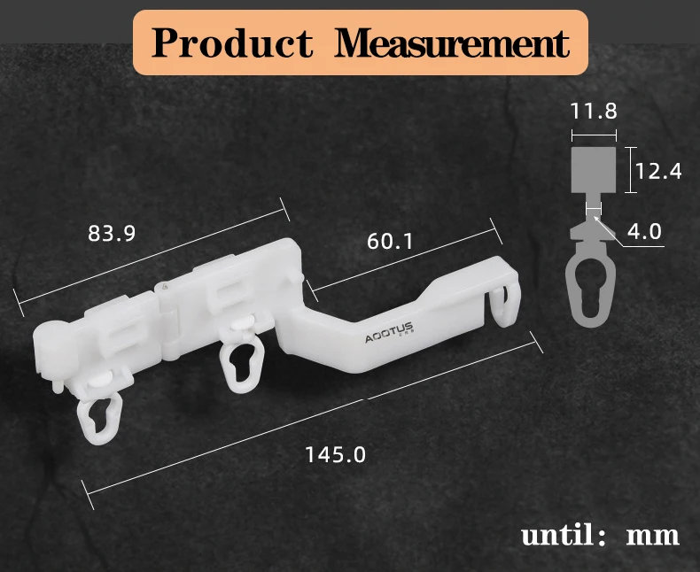 Ripple fold curtain track s fold rail pulley for motorized electric curtain Dooya  tuya curtain track