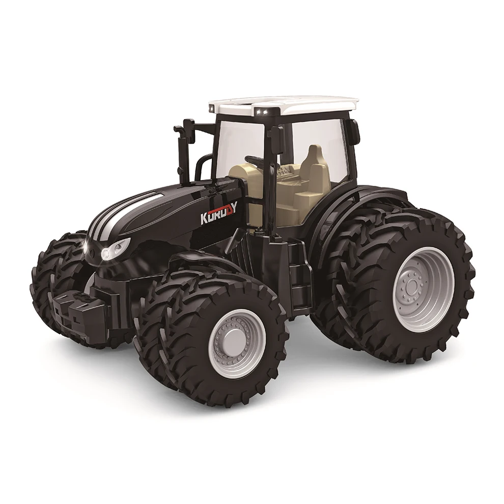 6604HB 2.4 GHZ 1/24 Scale Model 6 Channel Alloy Farmer Car Toys Remote Control Tractor 4x4 With Lights
