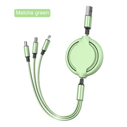 3 In 1 Usb Cable Micro Usb Fast Charging Nylon 2A 10 Years ODM & OEM Manufactory 3C Mobile Phone Accessories Data line cable