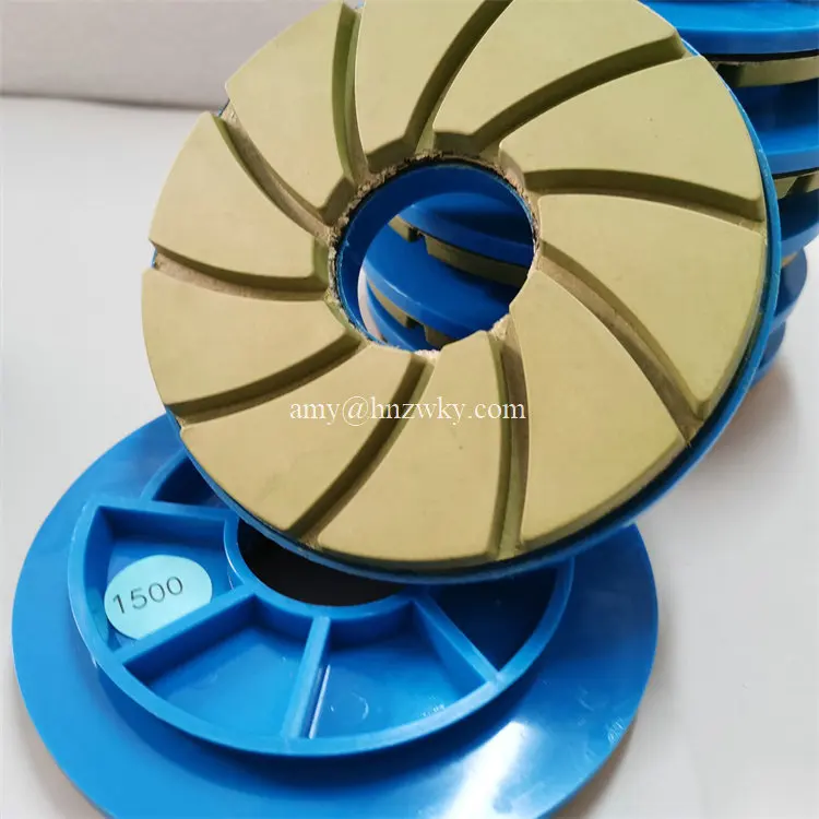 5 Inch snail lock polish pads for granite Edge Grinding Wheel Marble Polishing Pad Grinding