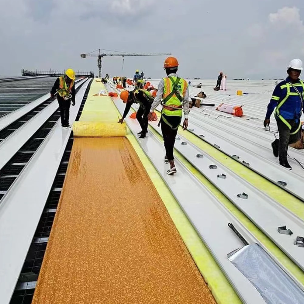 UET factory price high fire resistance low cost roofing materials fiberglass wool insulation blanket blanket of glass wool