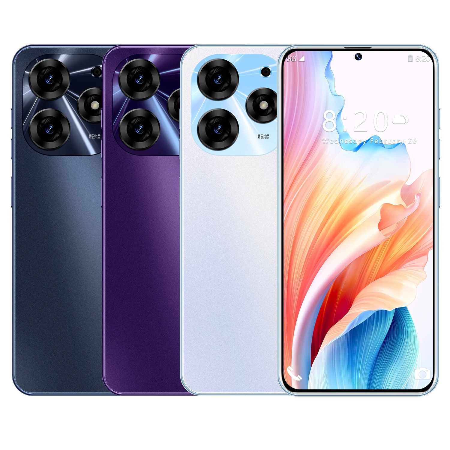 New Original phone spark20 Pro Smartphone LET Cellphone Large battery unlocked Dual SIM Android phone