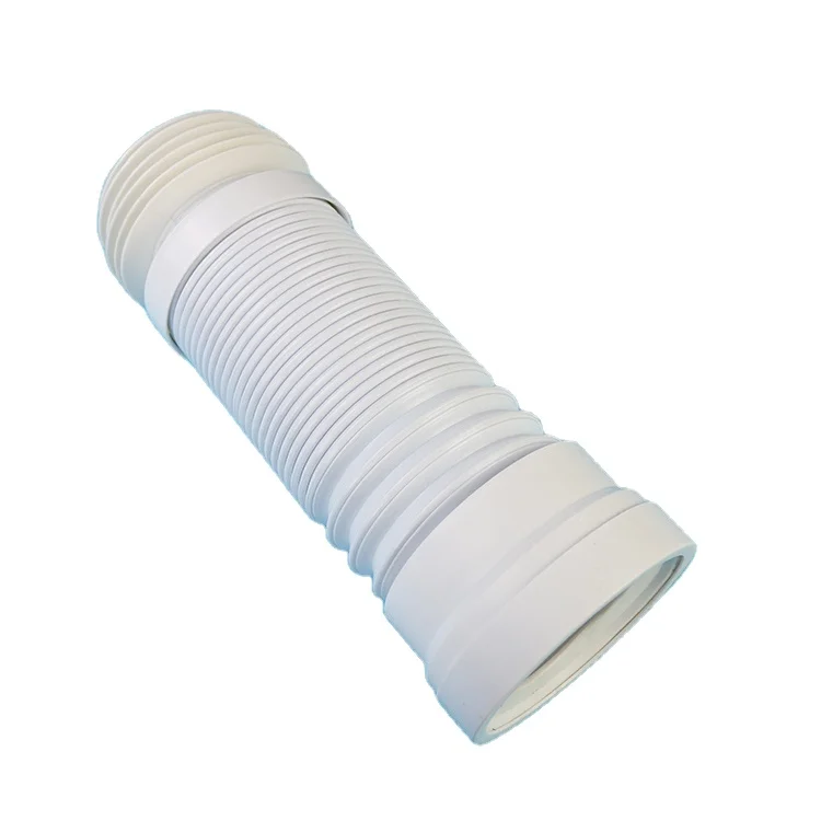 Toilet Connection Pipe Toilet Bowl Connecting Pan Connector Flexible Angular Bend Tube